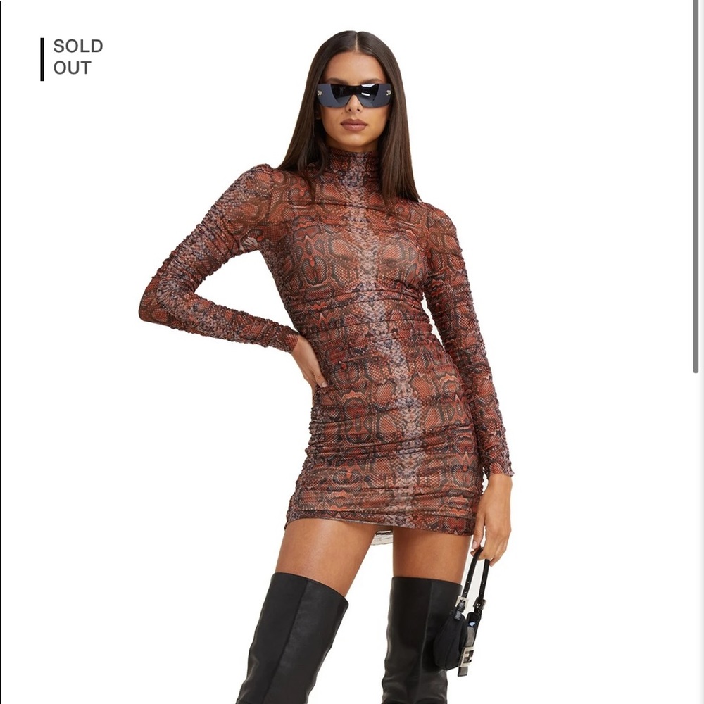 I am Gia snake skin dress